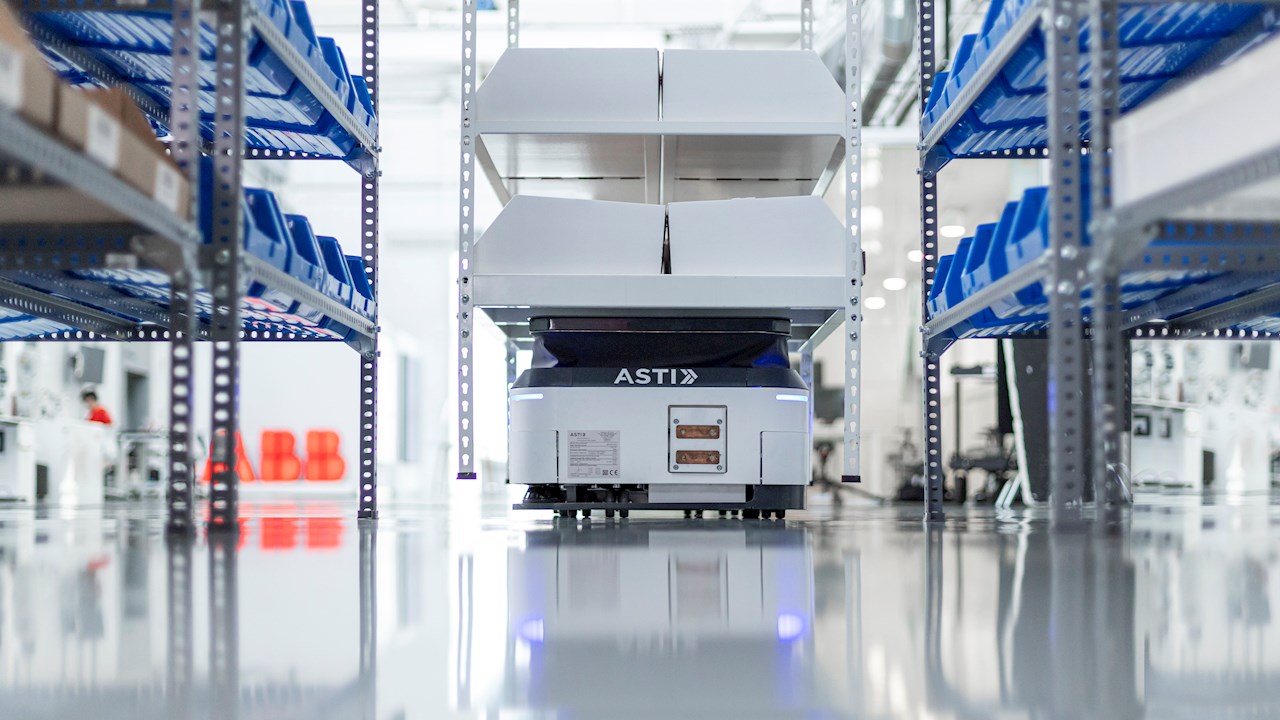 ASTI ABB automated guided vehicles